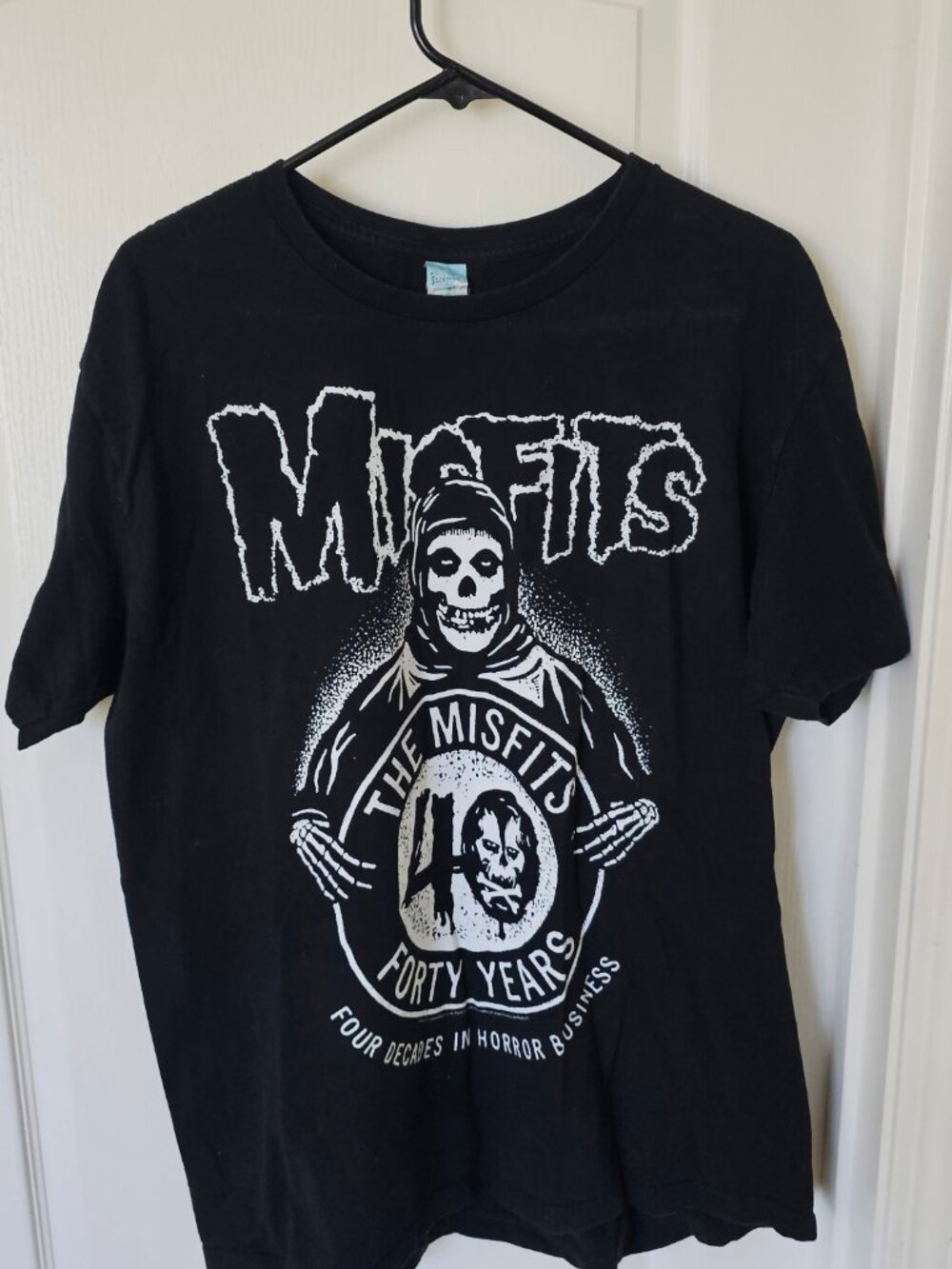 The MISFITS T-shirt 40 Years Fiend Skull Danzig Horror Punk Tee Men's Size: XL